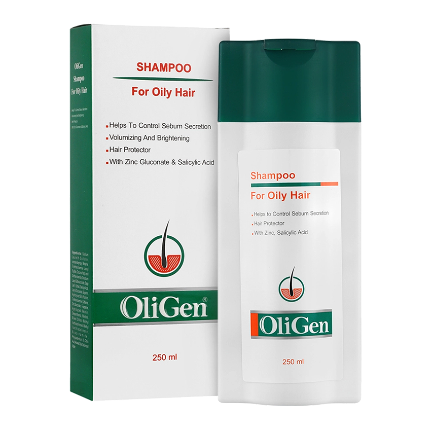 جعبه شامپو موی چرب الی ژن