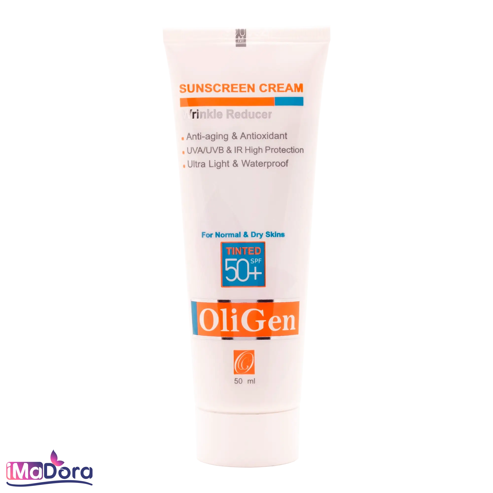 Oligen Sunscreen Cream For Dry Skin Tinted 1