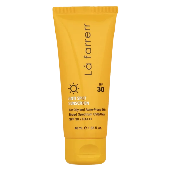 ضد آفتاب و ضد لک بی رنگ پوست چرب لافارر SPF30