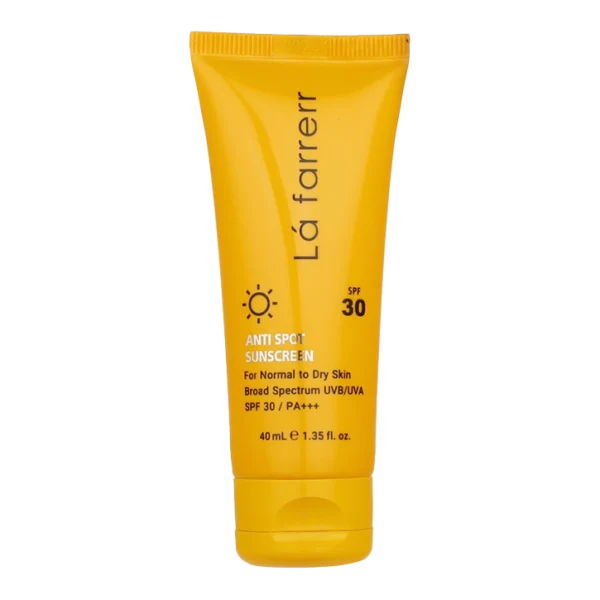 ضد آفتاب و ضد لک بی رنگ پوست خشک لافارر SPF30