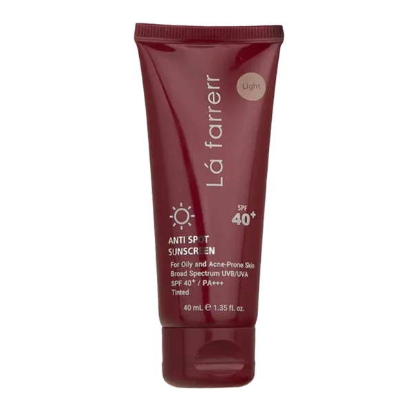 ضد آفتاب و ضد لک رنگی پوست چرب لافارر SPF40