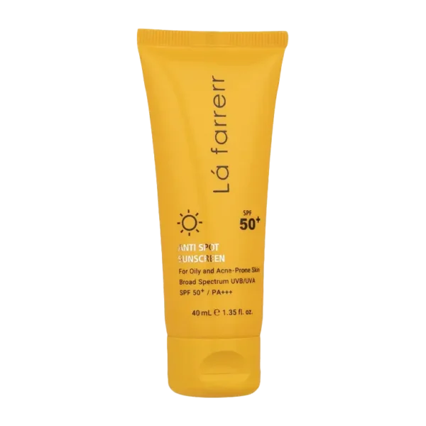 ضد آفتاب و ضد لک بی رنگ پوست چرب لافارر SPF 50