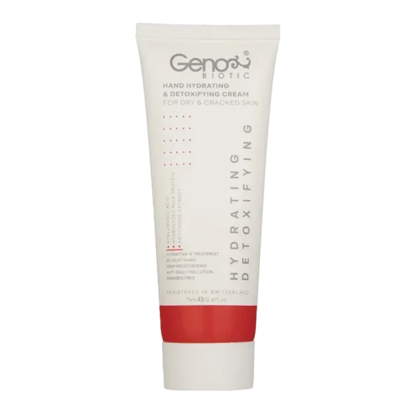 کرم رطوبت رسان و دتوکسیفای کننده پوست دست خشک ژنوبایوتیک