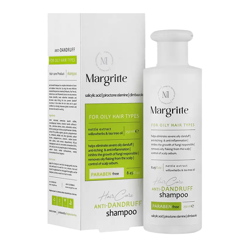قیمت شامپو ضد شوره موی چرب مارگریت