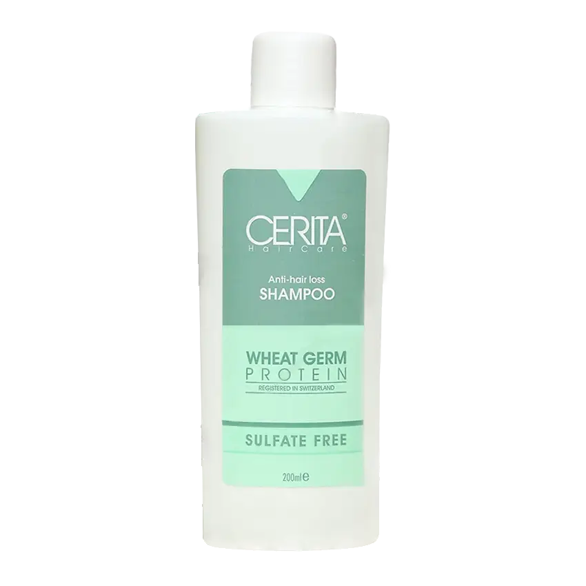 شامپو ضد ریزش جوانه گندم بدون سولفات سریتا