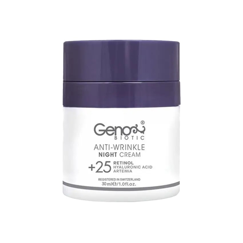 کرم ضد چروک شب بالای 25 سال ژنوبایوتیک