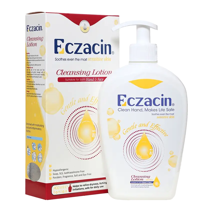 خرید لوسیون شوینده دست و صورت اگزاسین