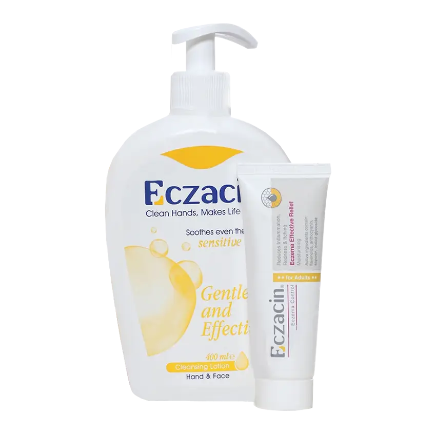 پک لوسیون شوینده و کرم اگزاسین