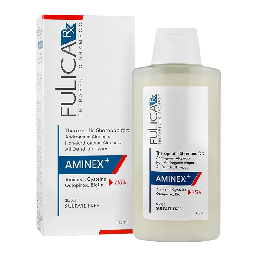 خرید شامپو آمینکس پلاس فولیکا آر ایکس