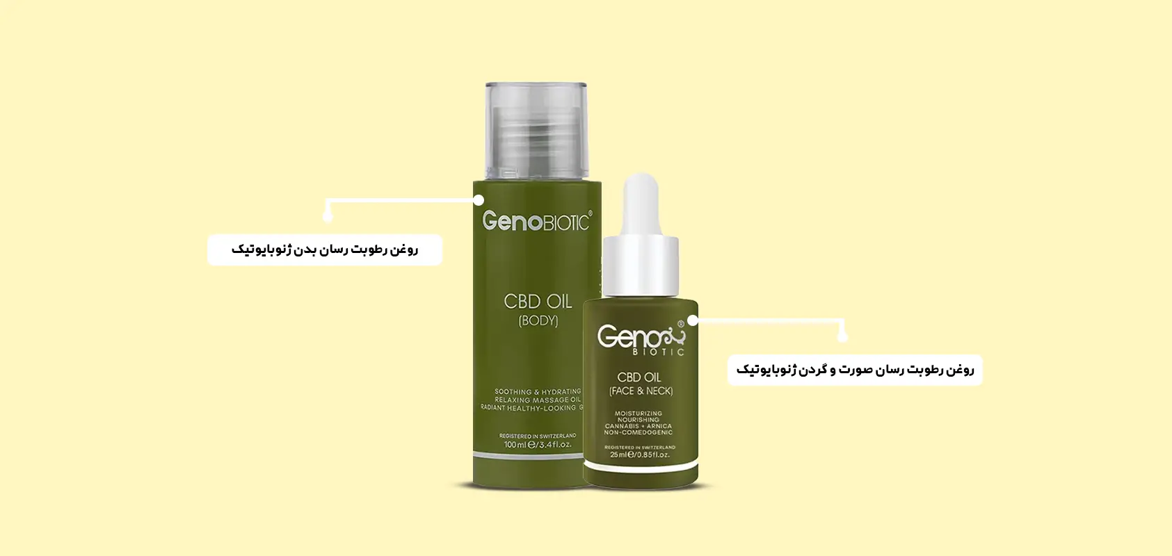 روغن رطوبت رسان ژنوبایوتیک