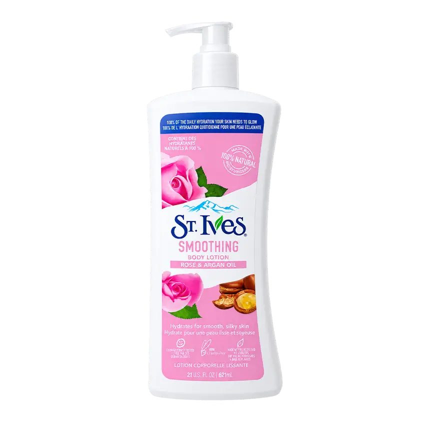 لوسیون بدن گل رز و روغن آرگان سنت ایوز